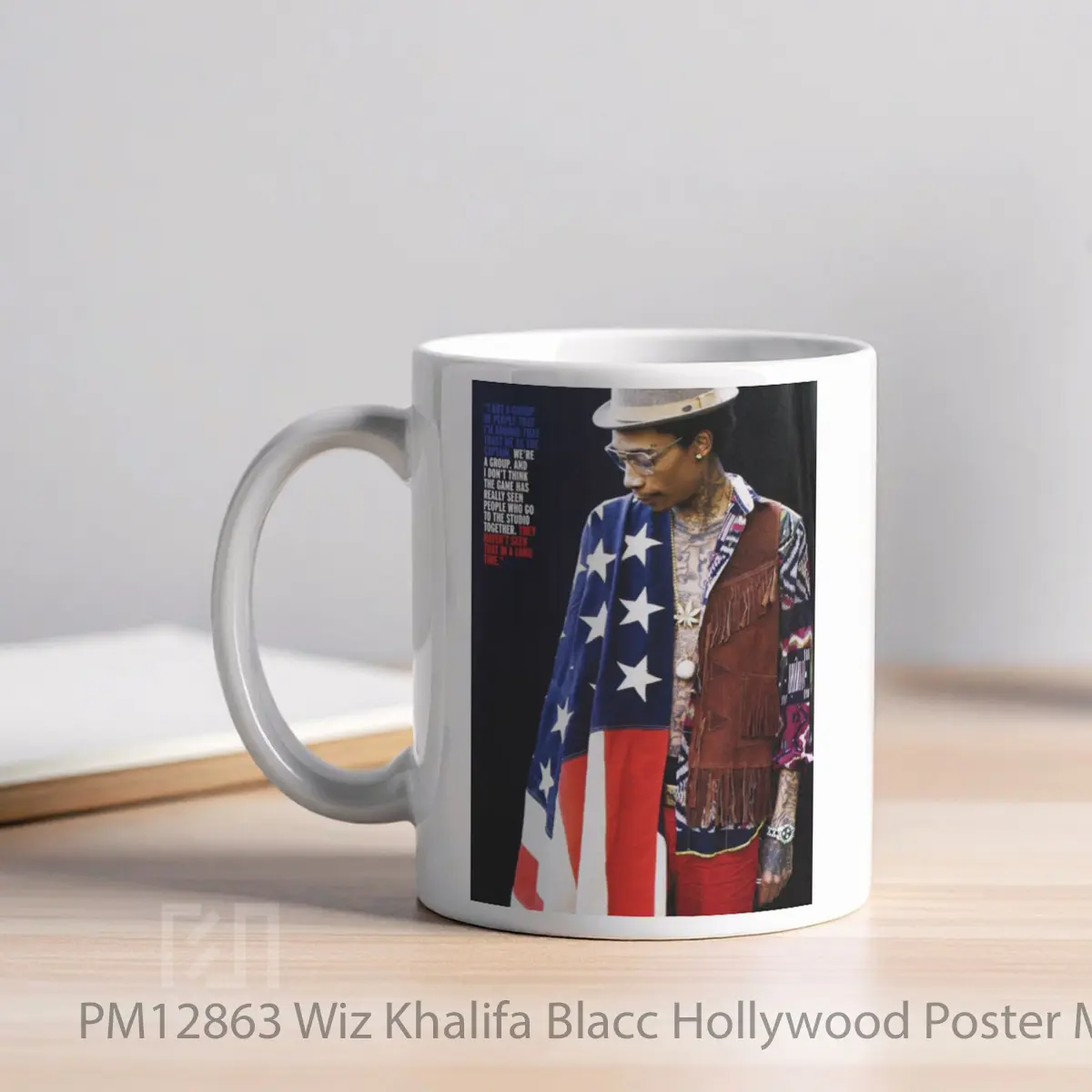 Mug Wiz Khalifa Blacc Hollywood MPM12863 - All-side / Desain