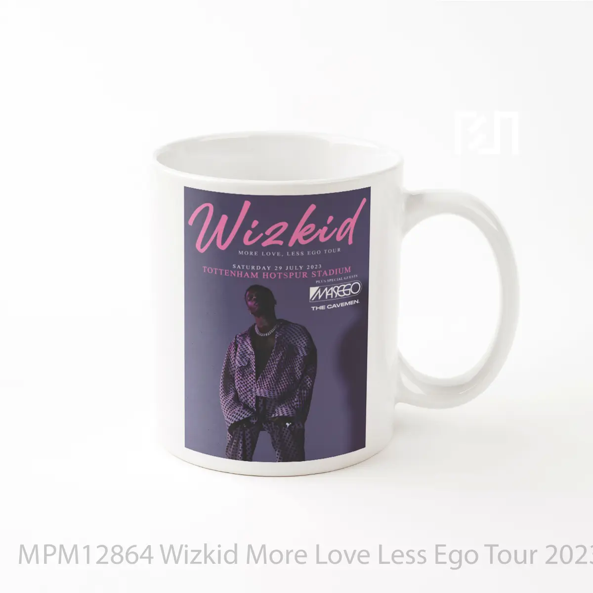 Mug Wizkid More Love Less Ego Tour 2023 London Tottenham MPM12864
