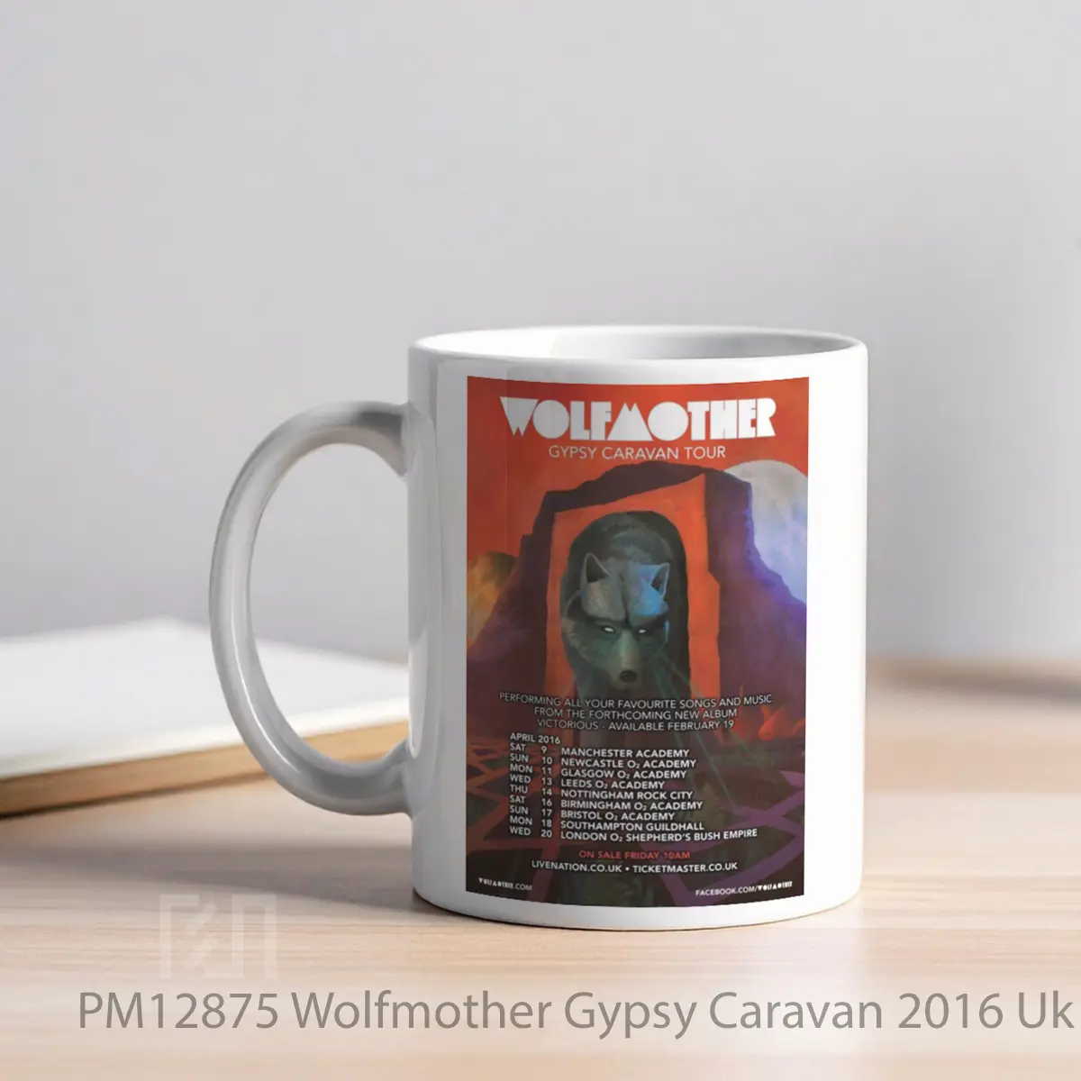 Mug Wolfmother Gypsy Caravan 2016 Uk Tour MPM12875 - All-side / Desain