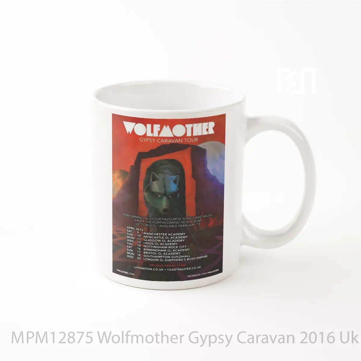 Mug Wolfmother Gypsy Caravan 2016 Uk Tour MPM12875
