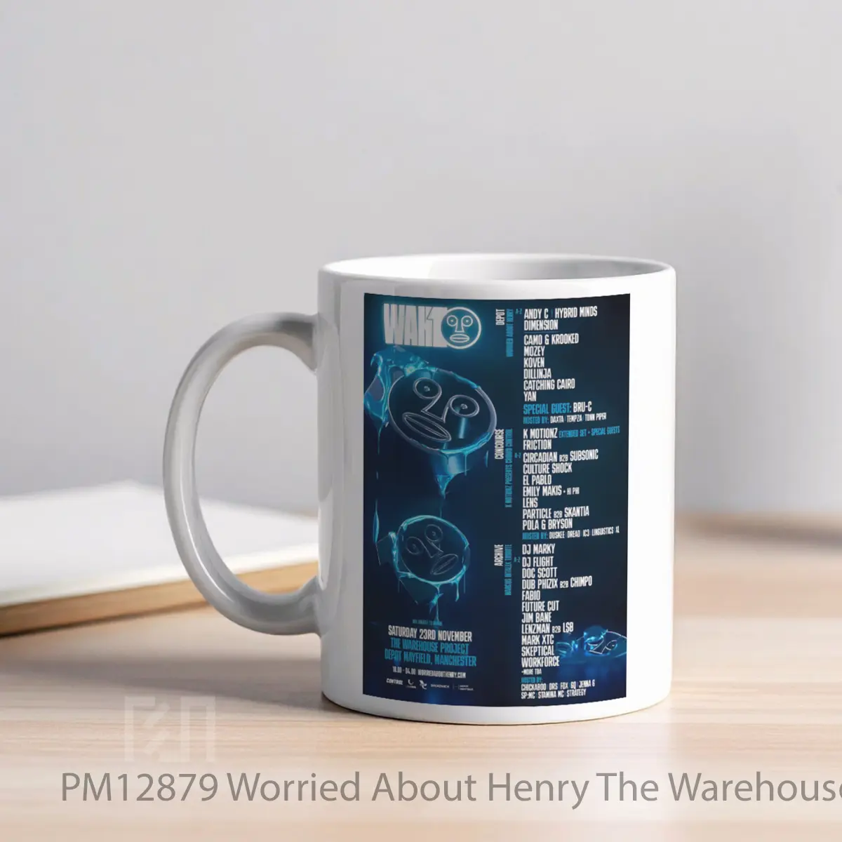 Mug Worried About Henry The Warehouse Project 2024 Man MPM12879 - All-side / Desain