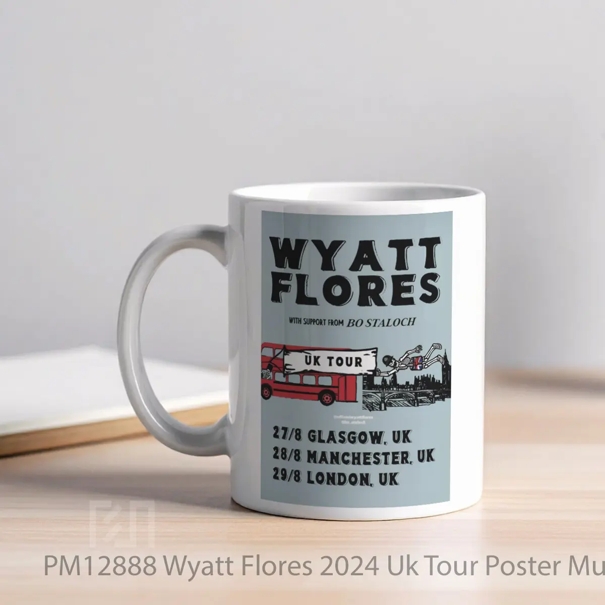 Mug Wyatt Flores 2024 Uk Tour MPM12888 - All-side / Desain