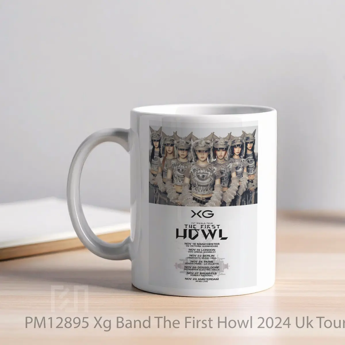 Mug Xg Band The First Howl 2024 Uk Tour MPM12895 - All-side / Desain