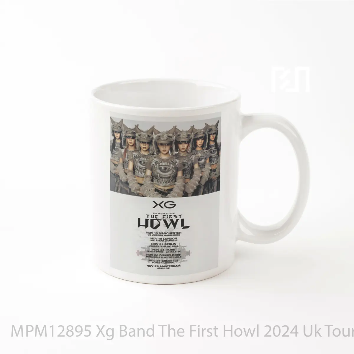 Mug Xg Band The First Howl 2024 Uk Tour MPM12895