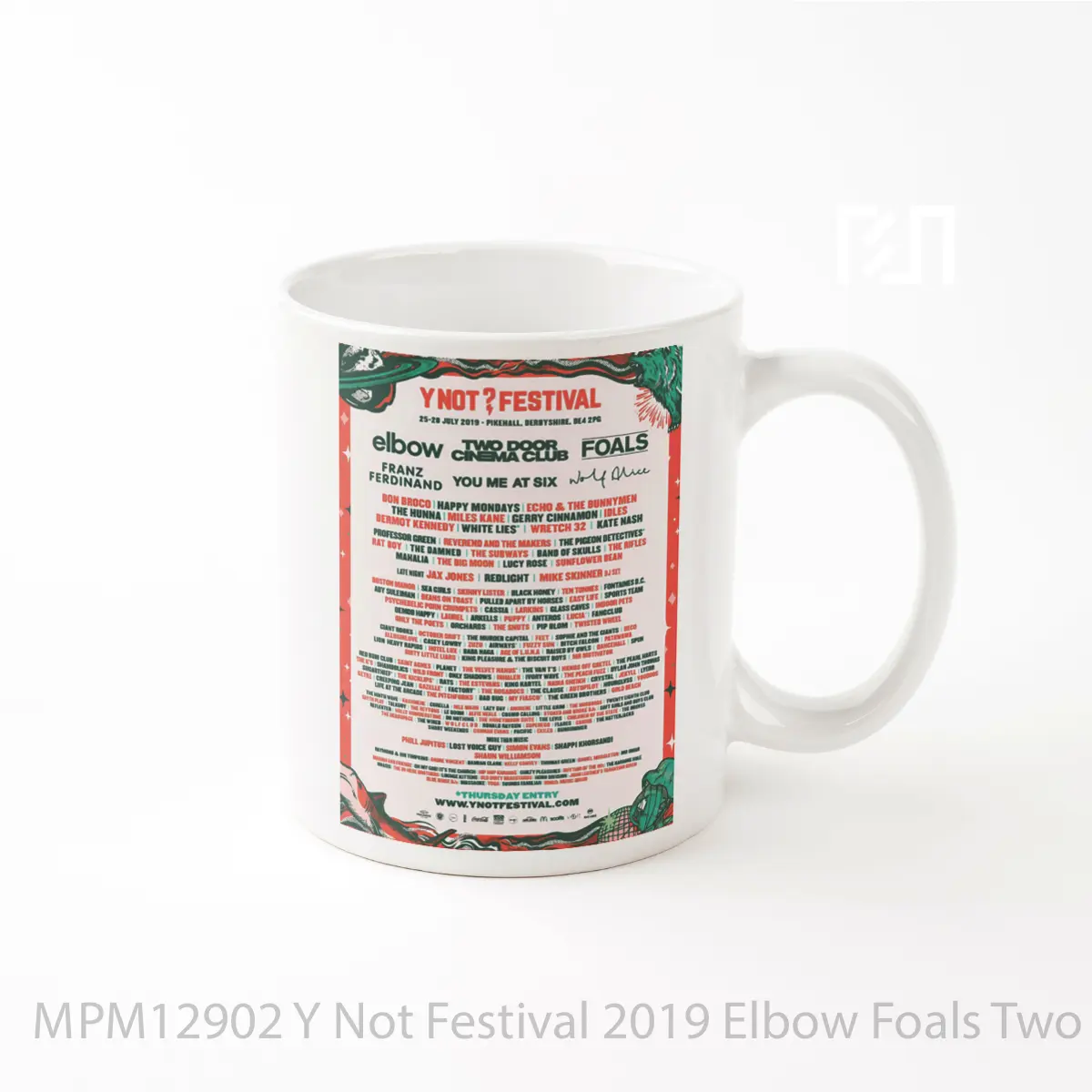 Mug Y Not Festival 2019 Elbow Foals Two Door Cinema Club Line Up MPM12902