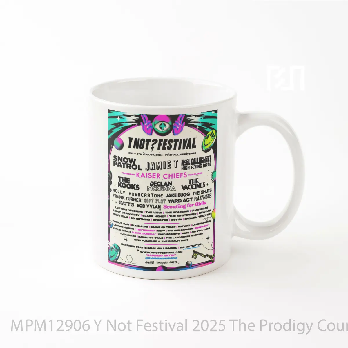 Mug Y Not Festival 2025 The Prodigy Courteeners Mcfly MPM12906