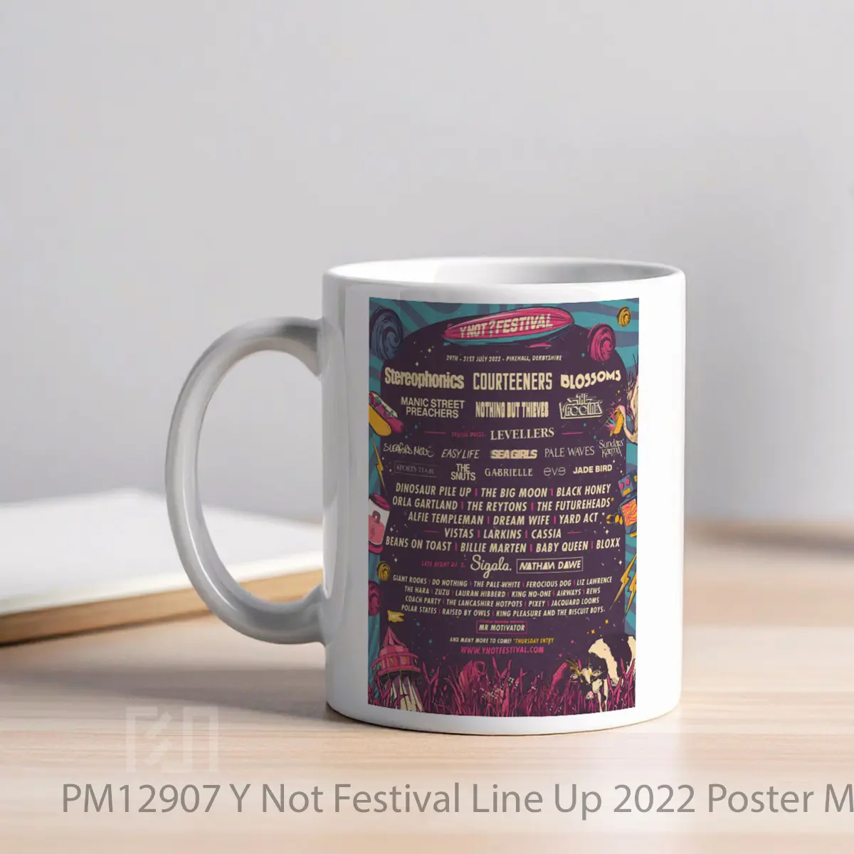 Mug Y Not Festival Line Up 2022 MPM12907 - All-side / Desain