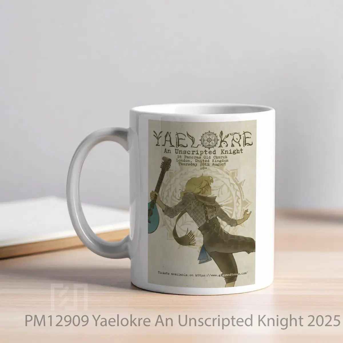 Mug Yaelokre An Unscripted Knight 2025 Tour MPM12909 - All-side / Desain