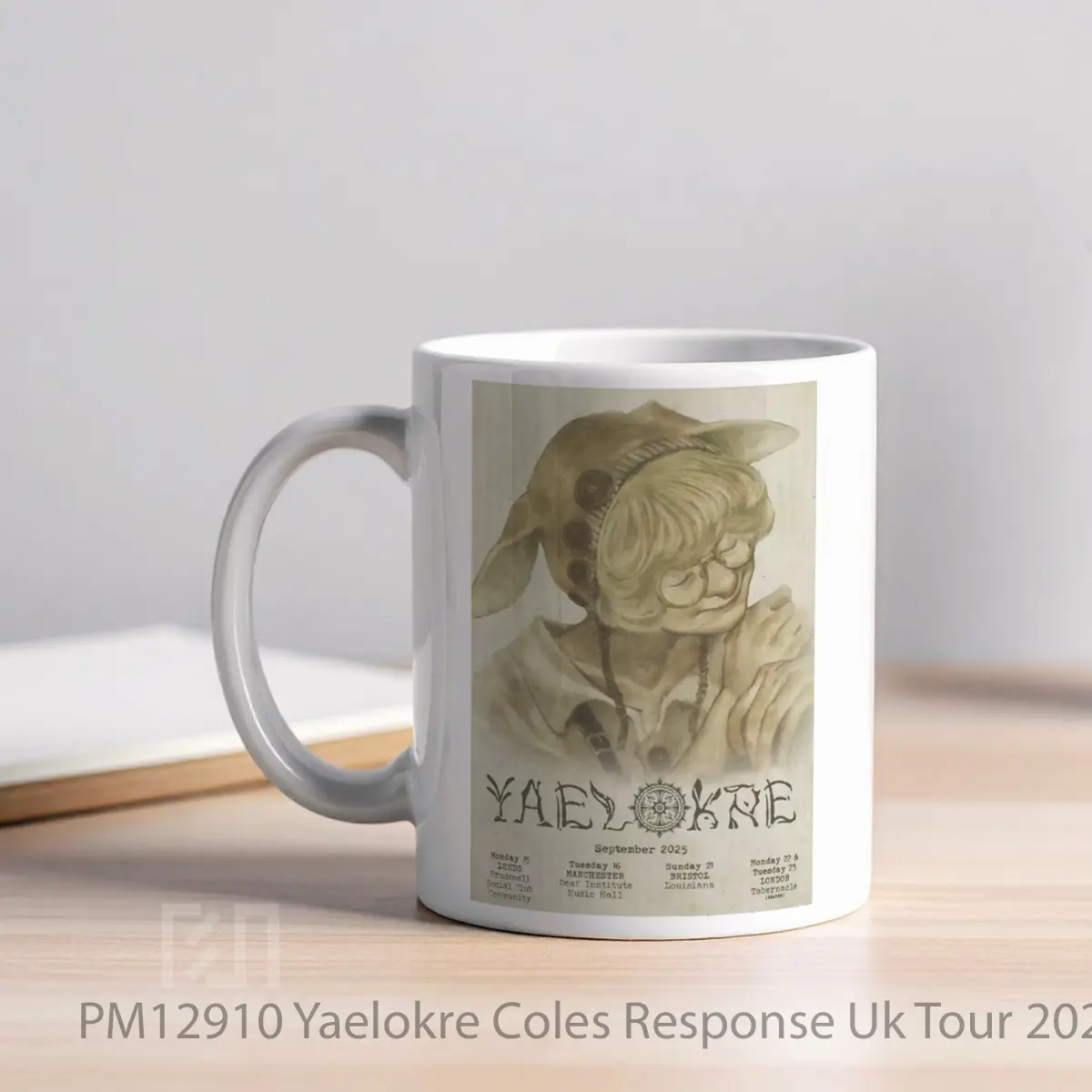 Mug Yaelokre Coles Response Uk Tour 2025 MPM12910 - All-side / Desain