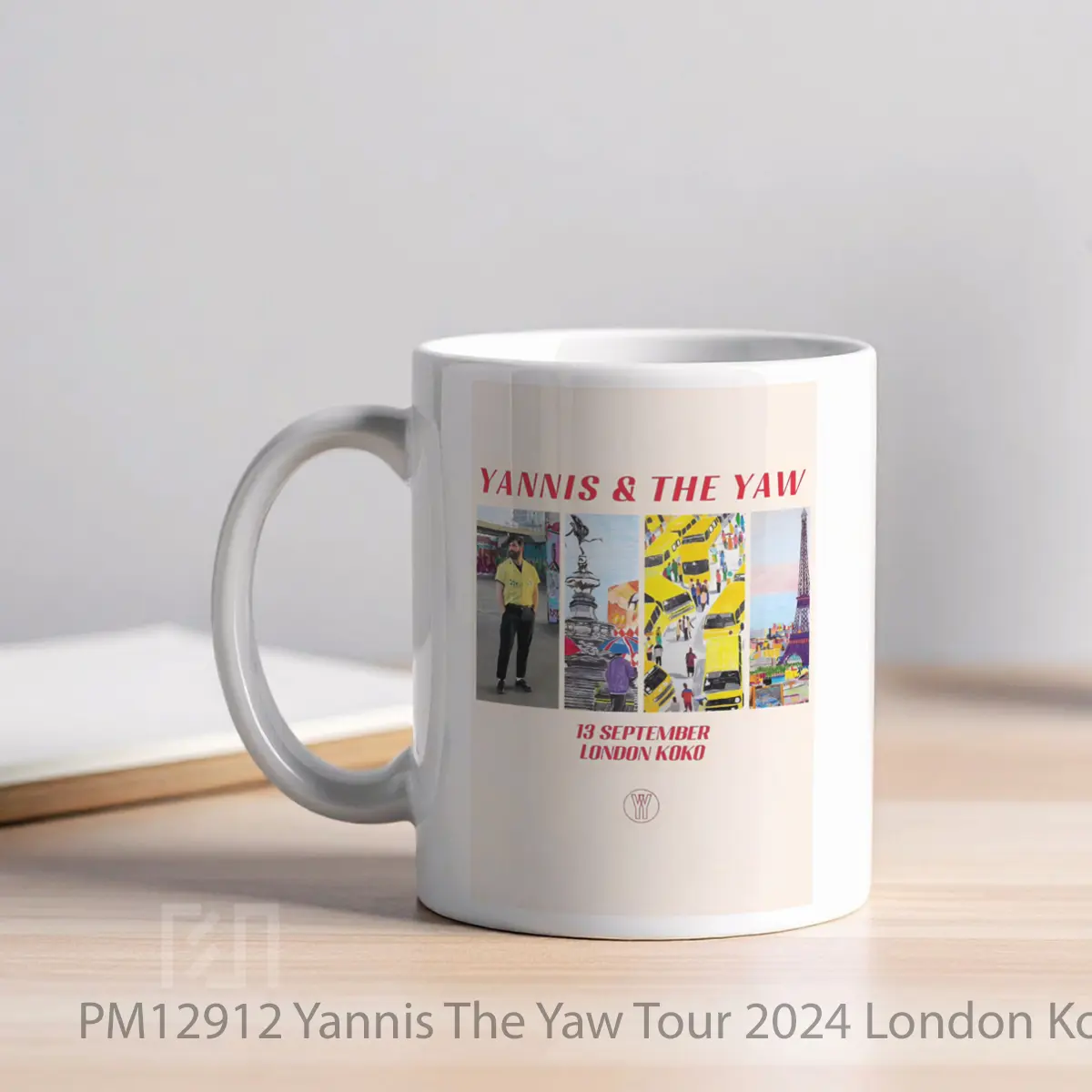 Mug Yannis The Yaw Tour 2024 London Koko MPM12912 - All-side / Desain