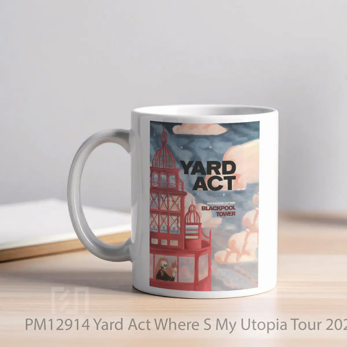 Mug Yard Act Where S My Utopia Tour 2025 Blackpool Tower MPM12914 - All-side / Desain