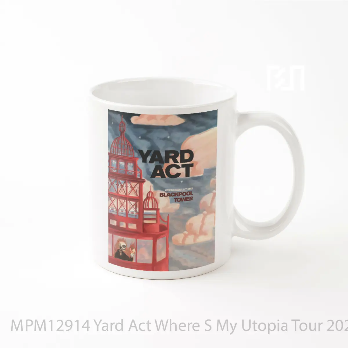 Mug Yard Act Where S My Utopia Tour 2025 Blackpool Tower MPM12914