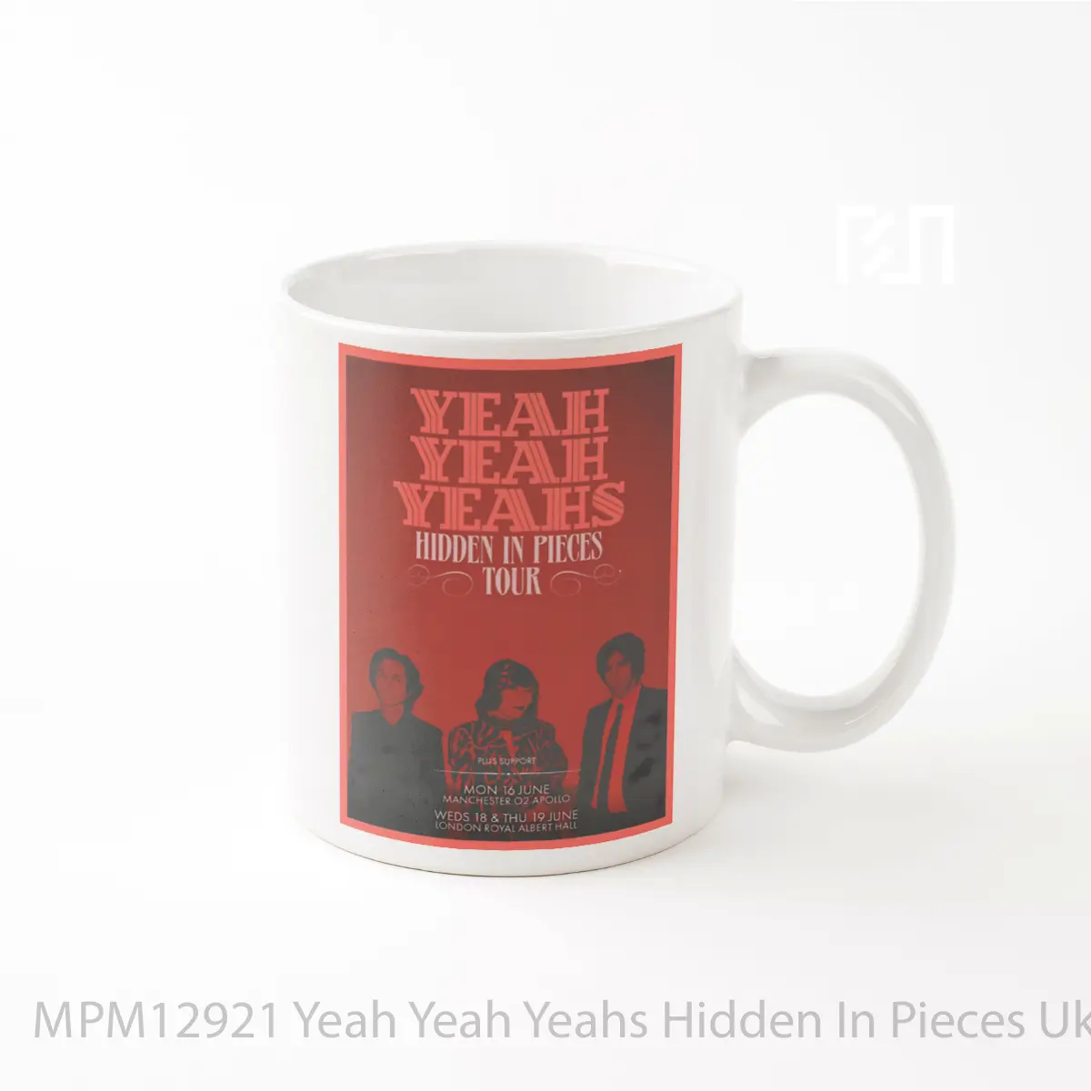 Mug Yeah Yeah Yeahs Hidden In Pieces Uk Tour 2025 London Manchester MPM12921