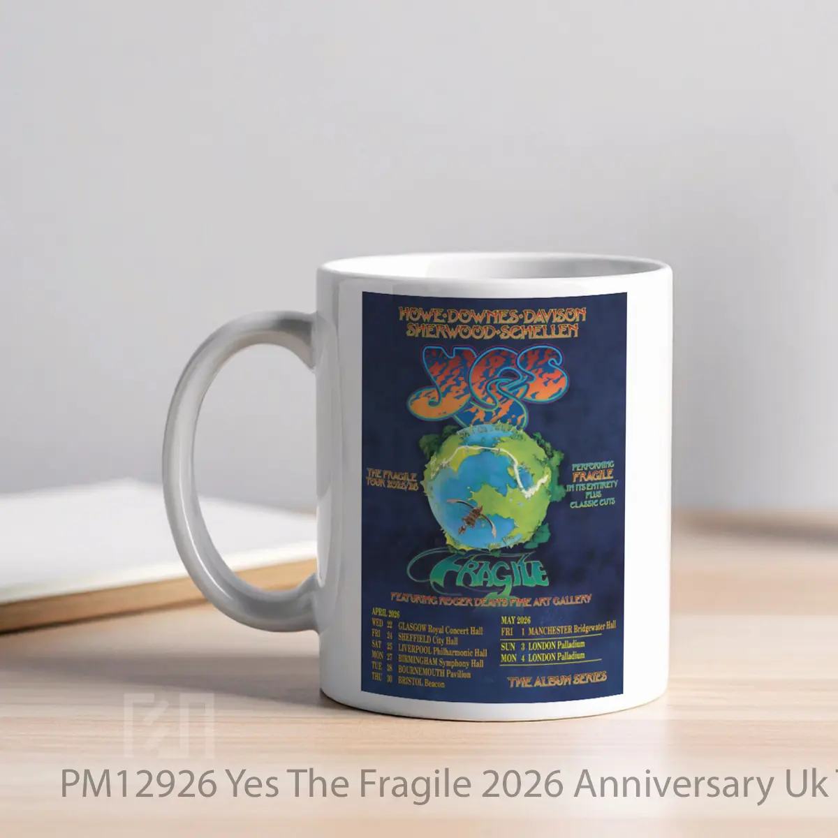 Mug Yes The Fragile 2026 Anniversary Uk Tour MPM12926 - All-side / Desain