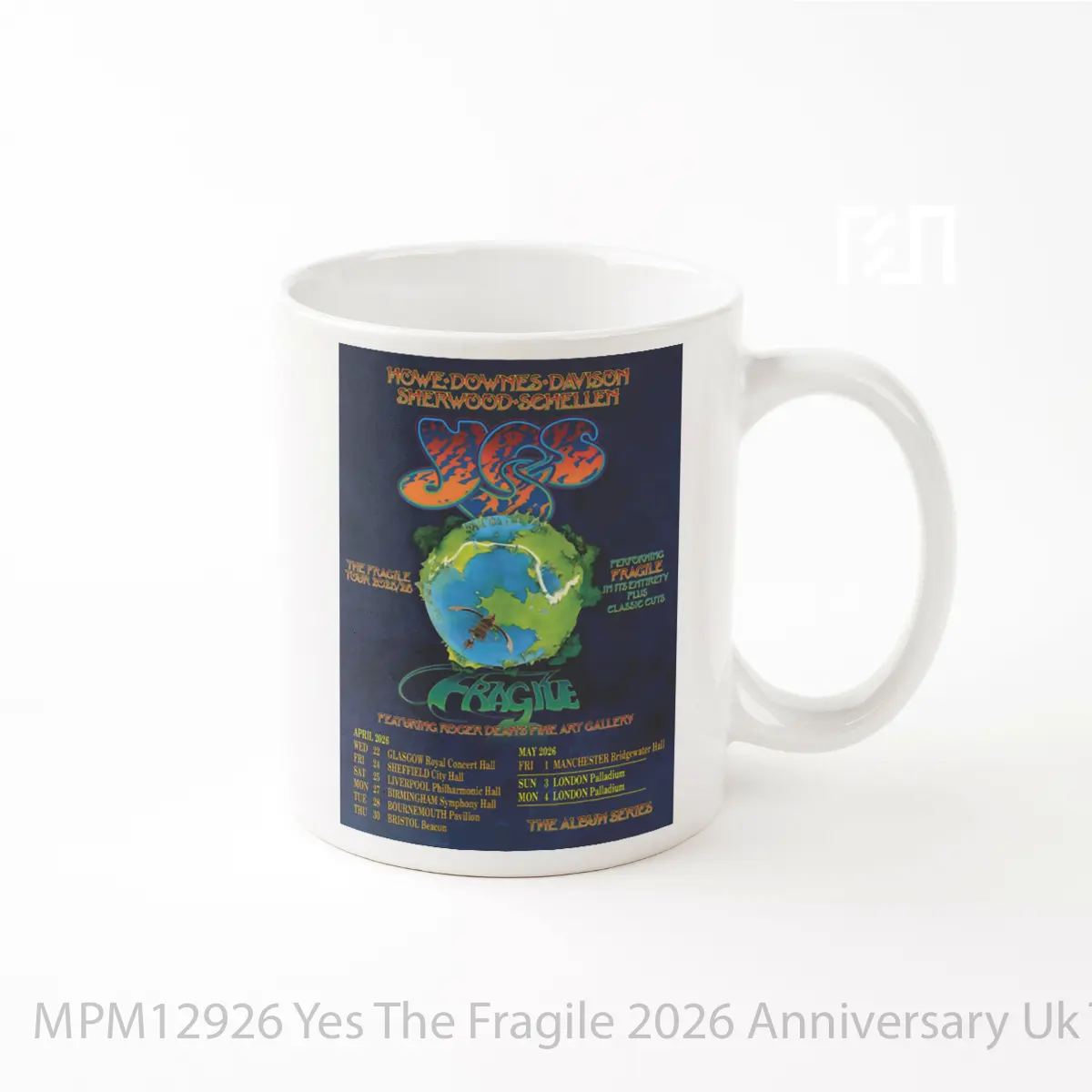 Mug Yes The Fragile 2026 Anniversary Uk Tour MPM12926