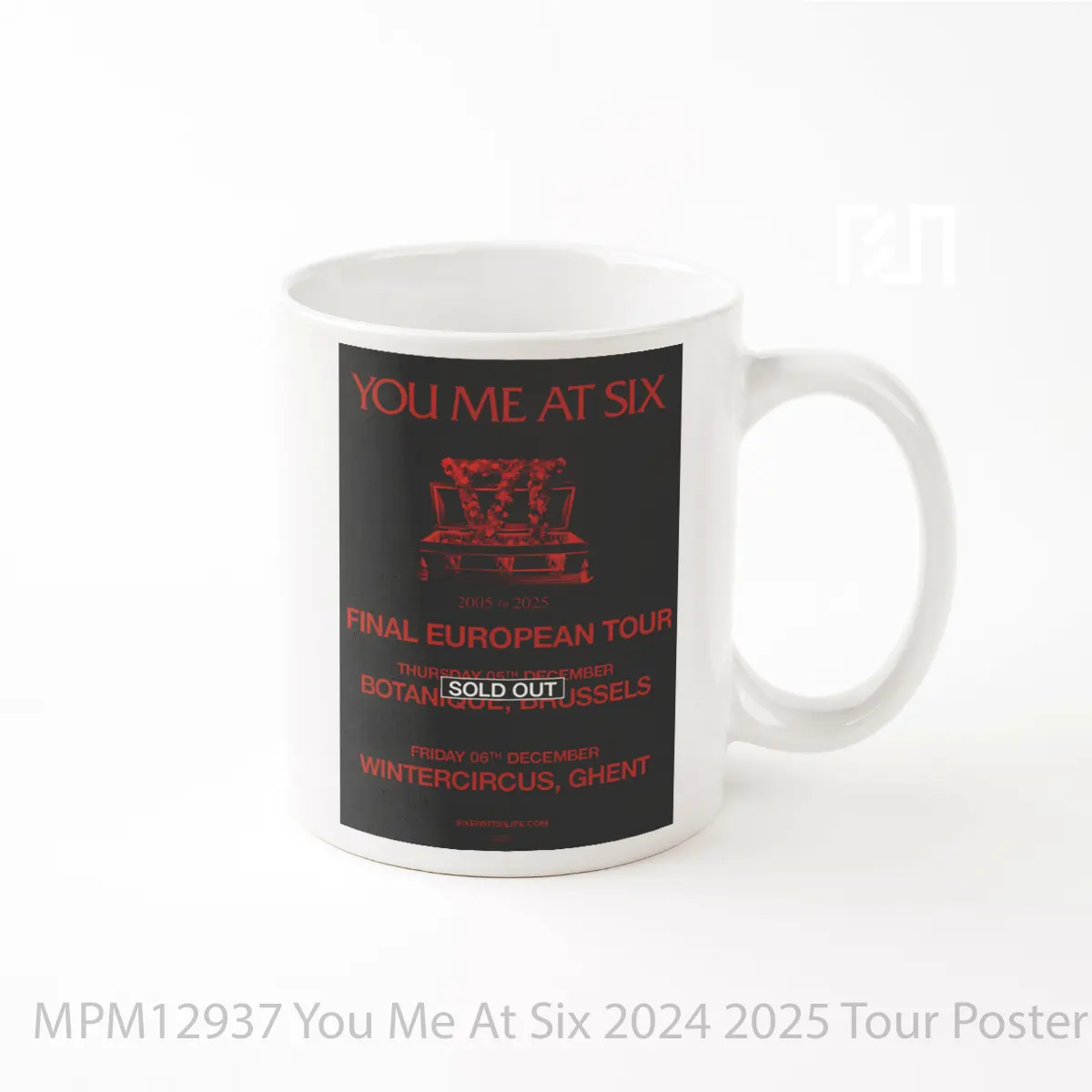 Mug You Me At Six 2024 2025 Tour MPM12937