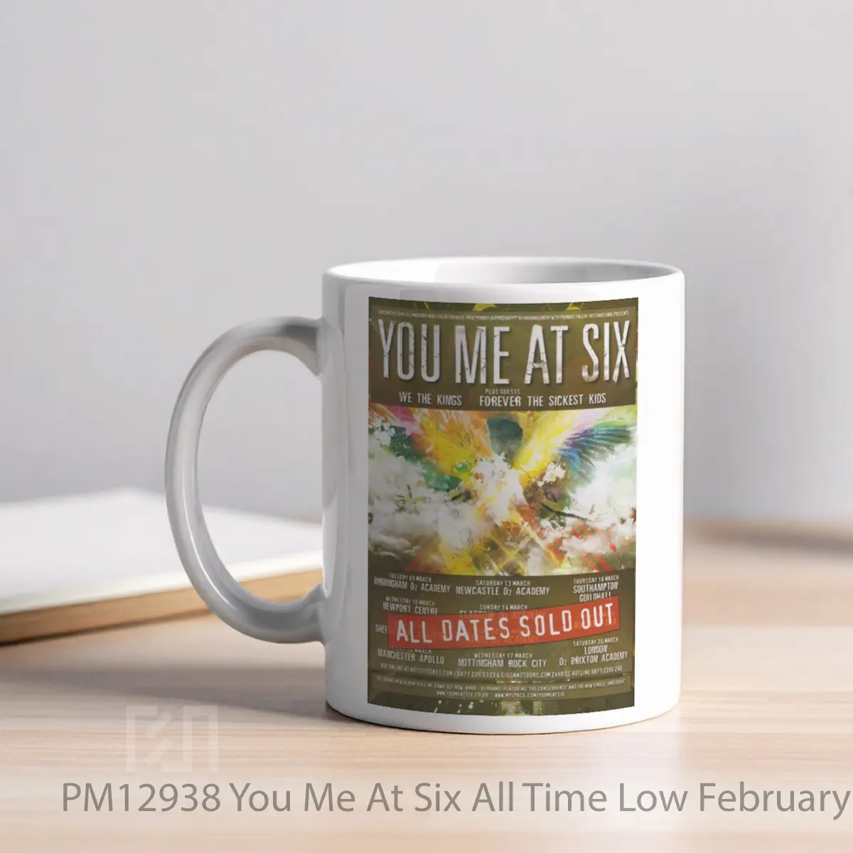 Mug You Me At Six All Time Low February 2015 Uk Tour MPM12938 - All-side / Desain