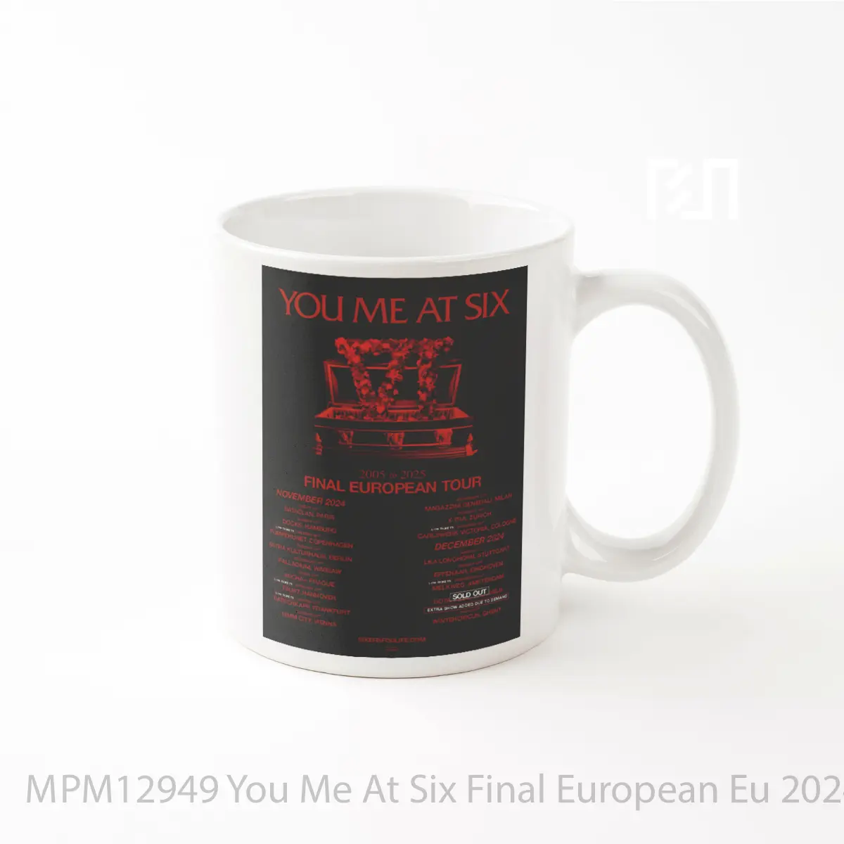 Mug You Me At Six Final European Eu 2024 Tour MPM12949