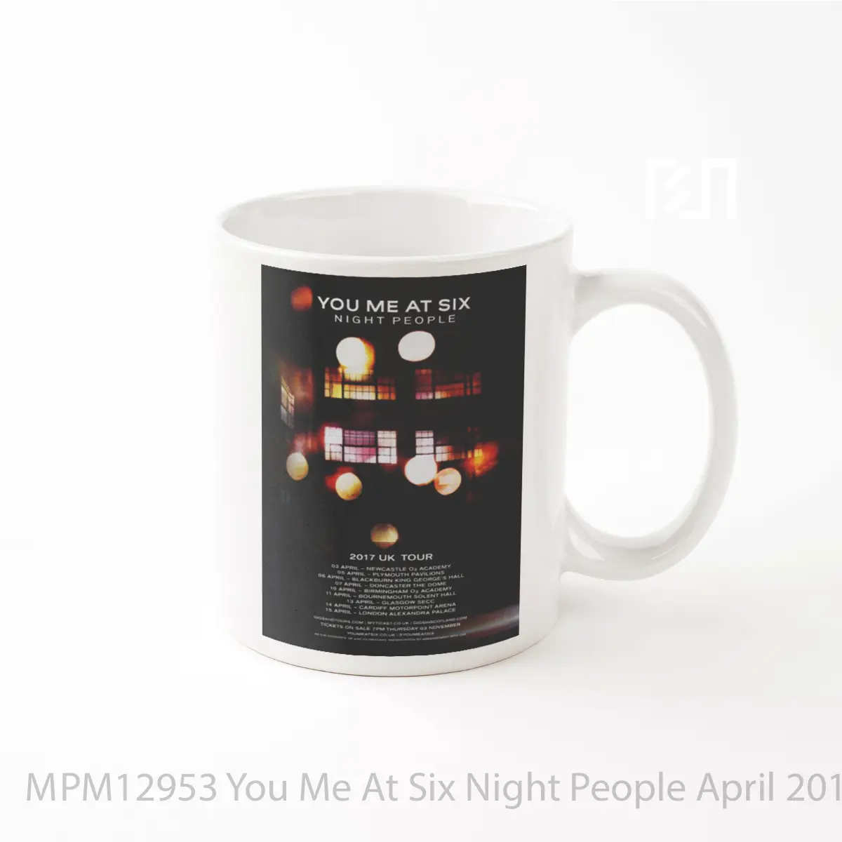 Mug You Me At Six Night People April 2017 Uk Tour Post MPM12953