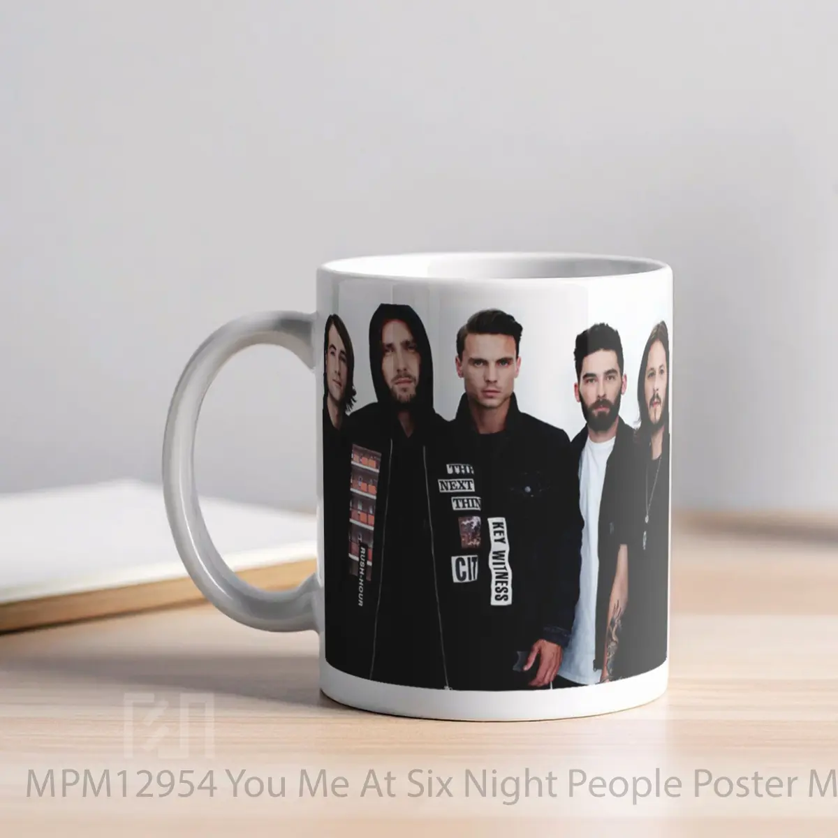 Mug You Me At Six Night People MPM12954 - All-side / Desain