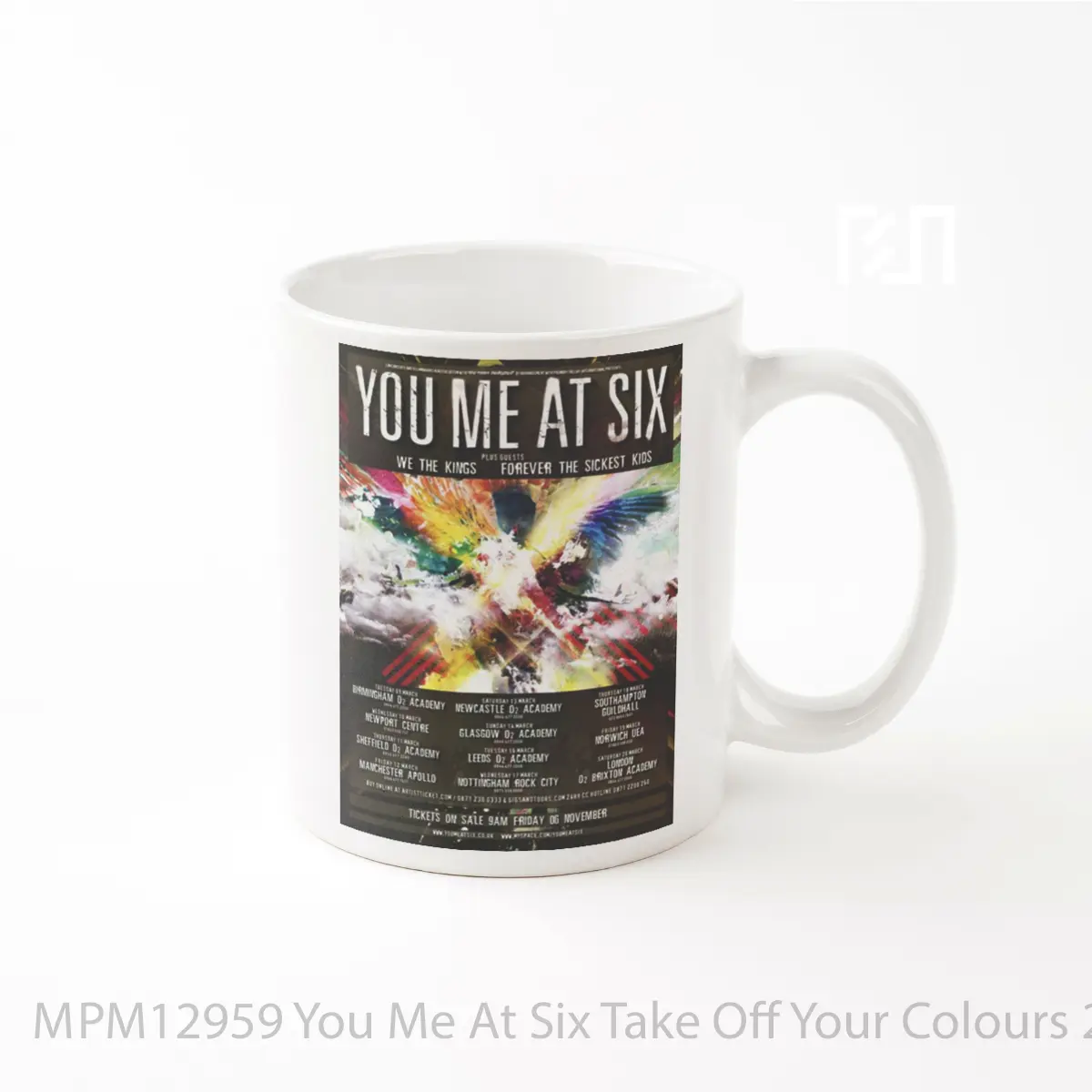 Mug You Me At Six Take Off Your Colours 2008 Uk Tour MPM12959