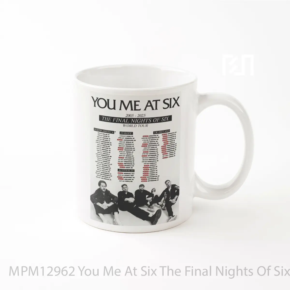Mug You Me At Six The Final Nights Of Six 2024 2025 Wo MPM12962