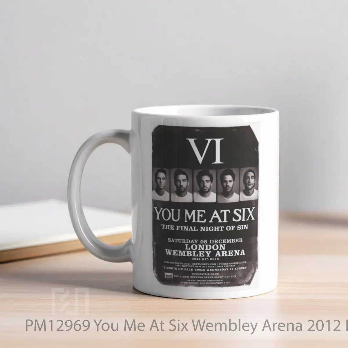 Mug You Me At Six Wembley Arena 2012 Print MPM12969 - All-side / Desain