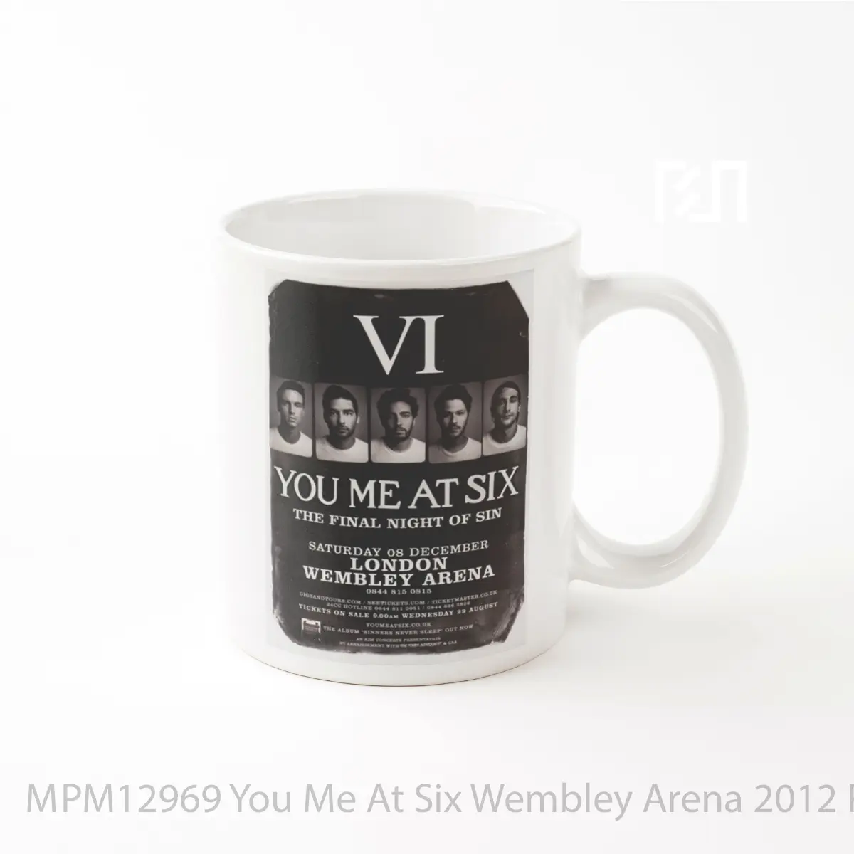Mug You Me At Six Wembley Arena 2012 Print MPM12969