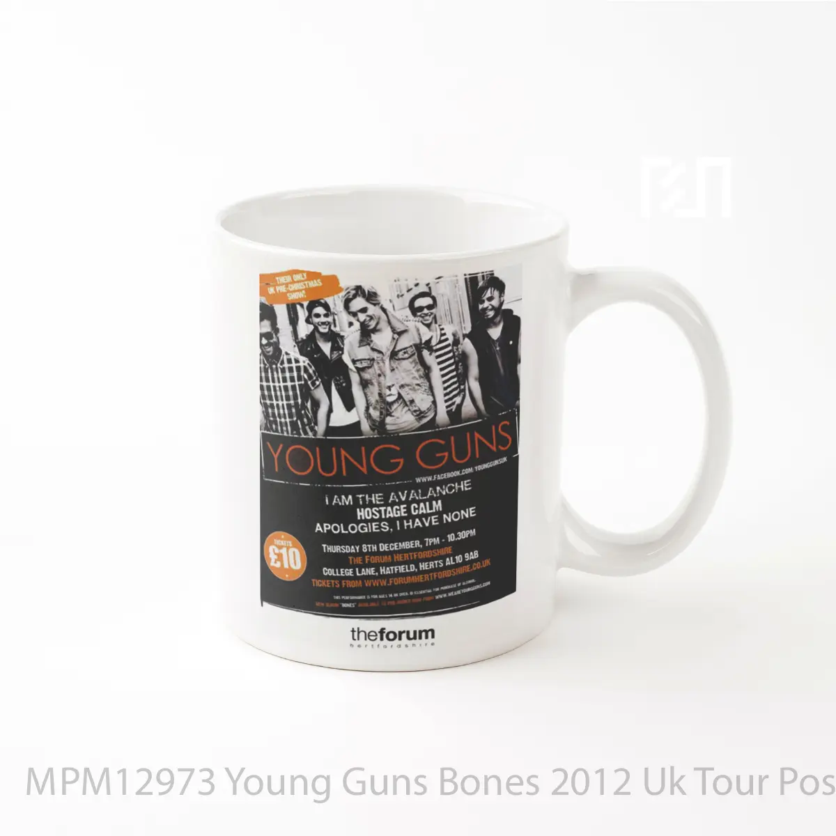 Mug Young Guns Bones 2012 Uk Tour MPM12973