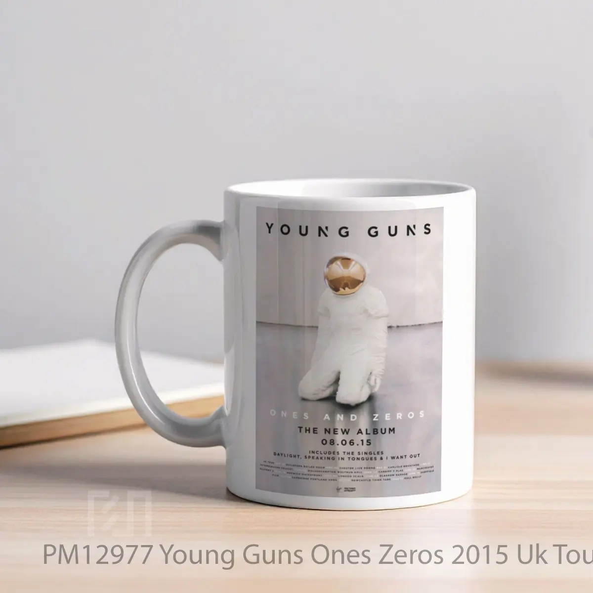 Mug Young Guns Ones Zeros 2015 Uk Tour Print MPM12977 - All-side / Desain