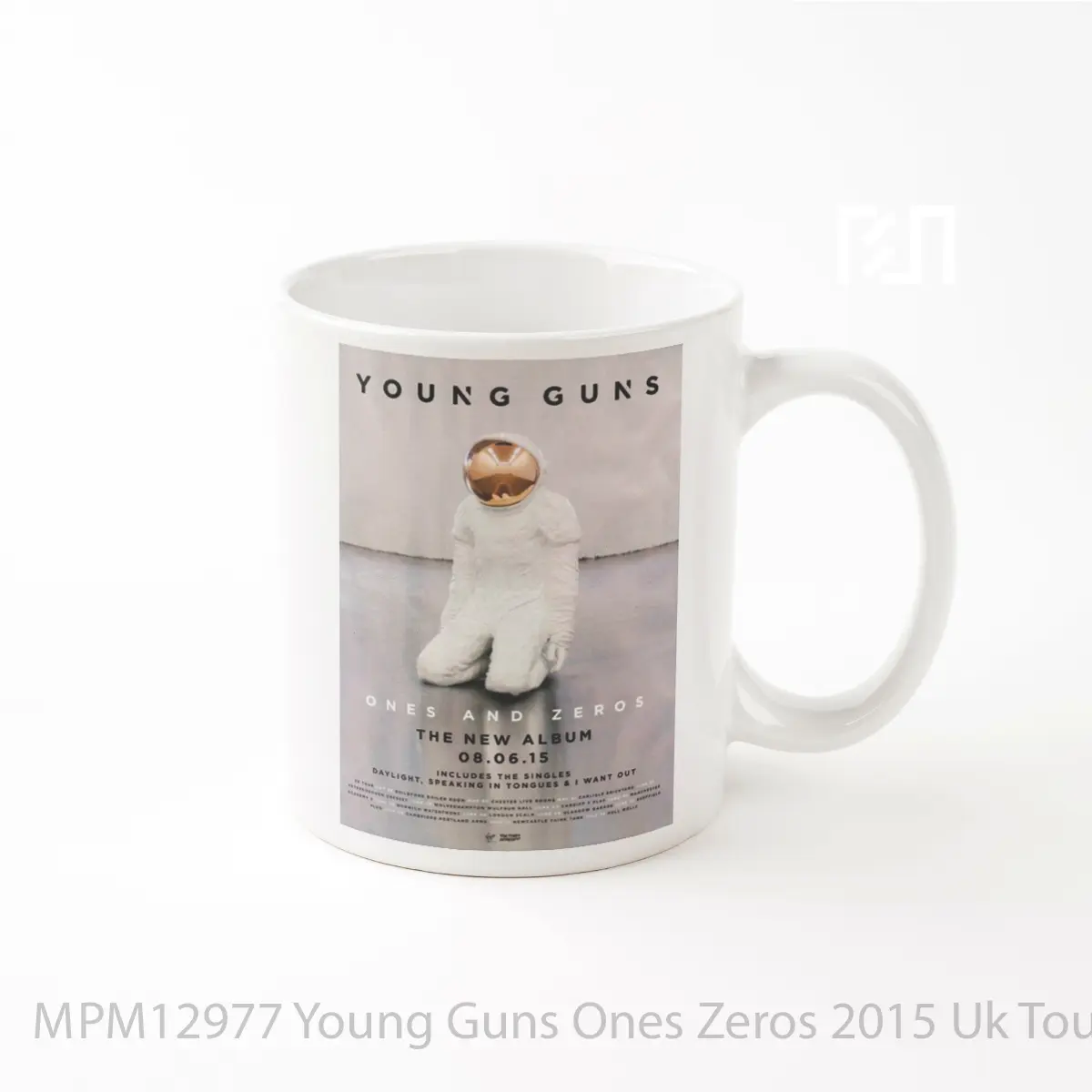 Mug Young Guns Ones Zeros 2015 Uk Tour Print MPM12977