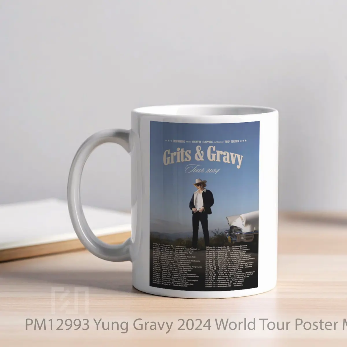 Mug Yung Gravy 2024 World Tour MPM12993 - All-side / Desain