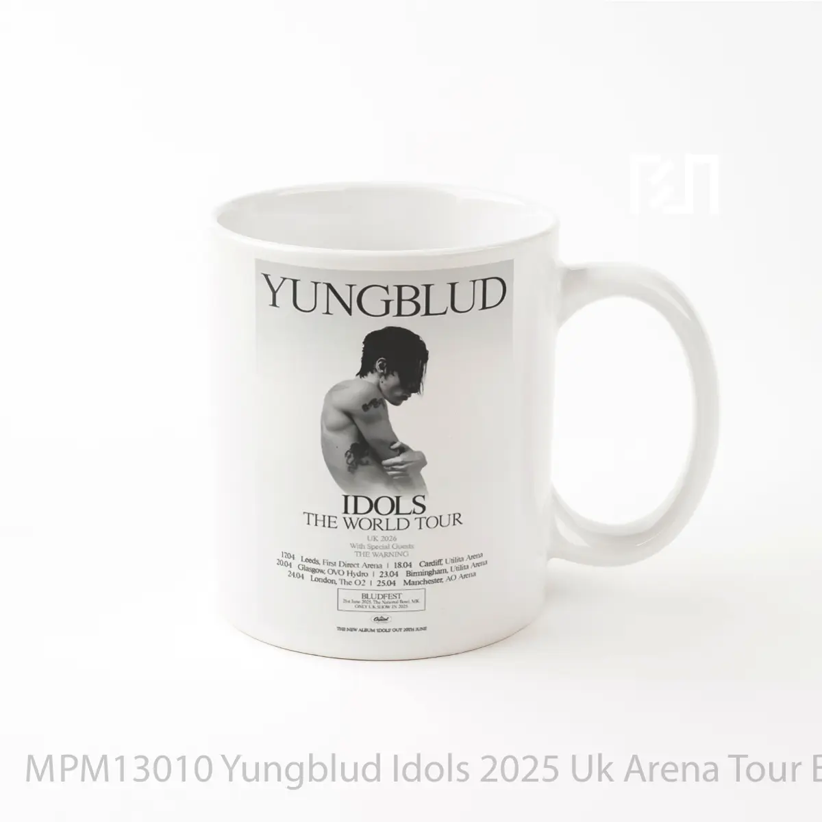 Mug Yungblud Idols 2025 Uk Arena Tour Bludfest Poste MPM13010