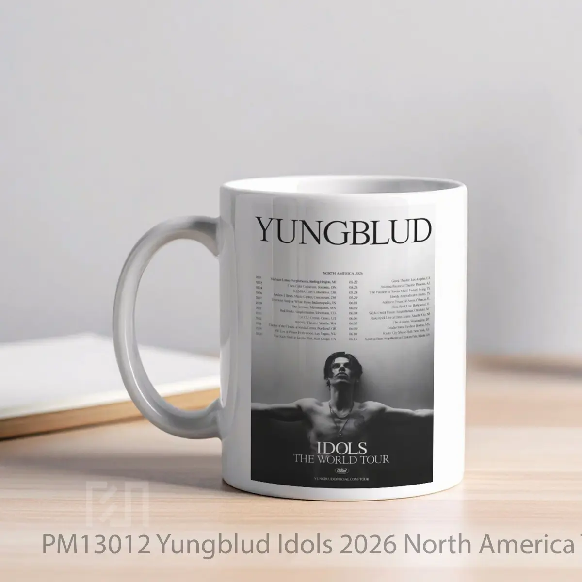 Mug Yungblud Idols 2026 North America Tour MPM13012 - All-side / Desain