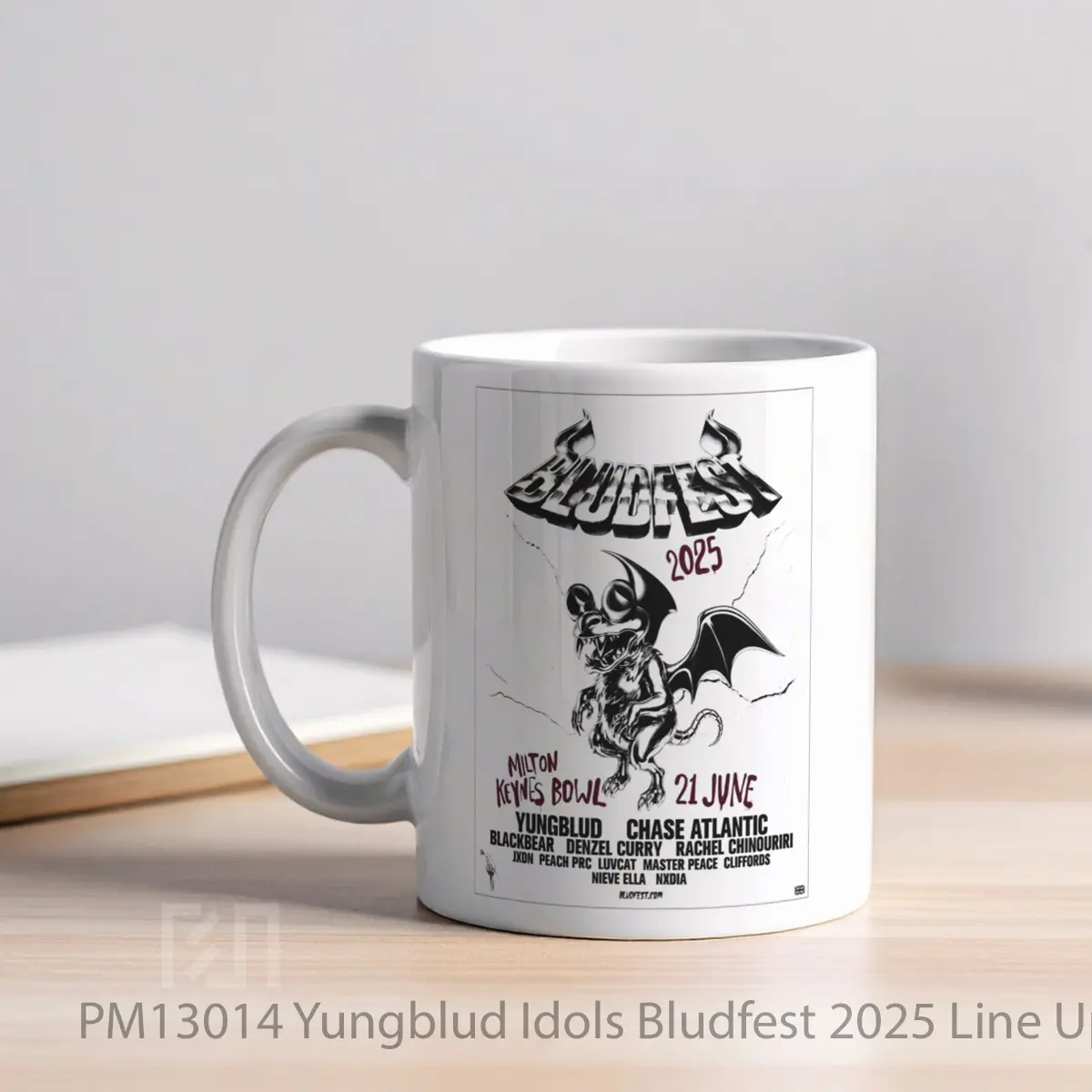Mug Yungblud Idols Bludfest 2025 Line Up Tour MPM13014 - All-side / Desain
