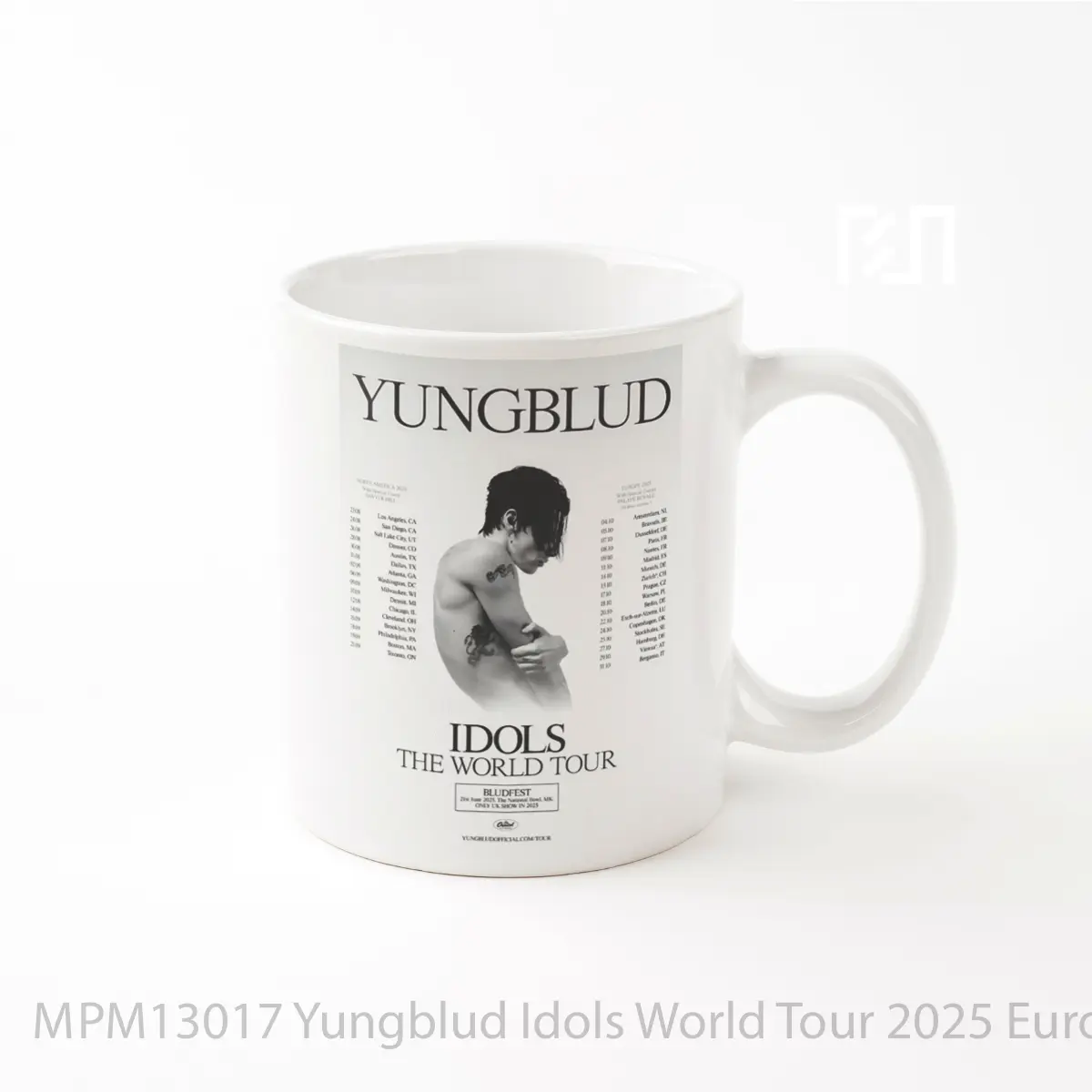 Mug Yungblud Idols World Tour 2025 Europe North America MPM13017
