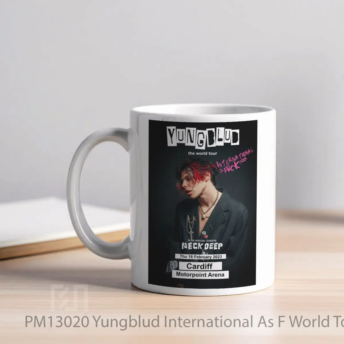 Mug Yungblud International As F World Tour 2023 B MPM13020 - All-side / Desain