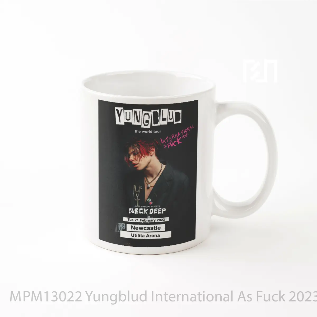 Mug Yungblud International As Fuck 2023 The World Tour 1 MPM13022