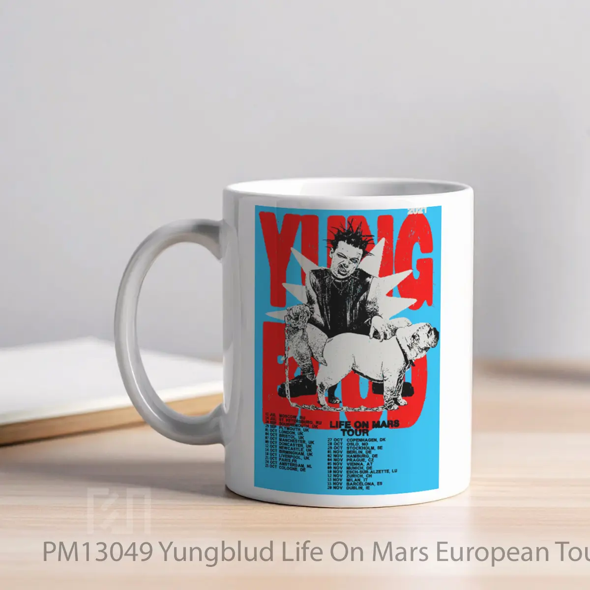 Mug Yungblud Life On Mars European Tour 2021 MPM13049 - All-side / Desain