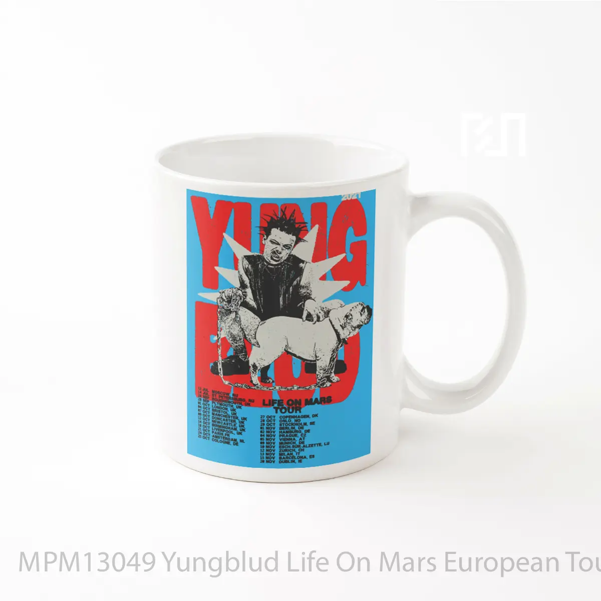 Mug Yungblud Life On Mars European Tour 2021 MPM13049