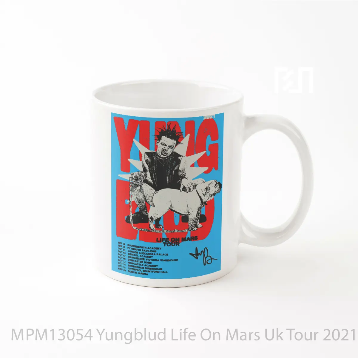 Mug Yungblud Life On Mars Uk Tour 2021 MPM13054