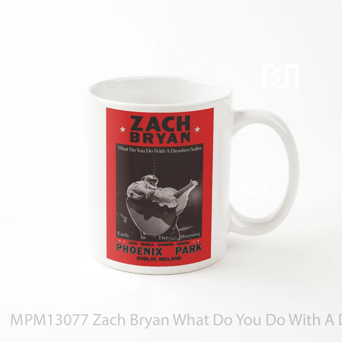 Mug Zach Bryan What Do You Do With A Drunken Sailor Tour 2025 MPM13077