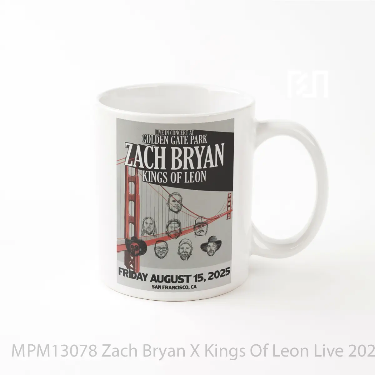 Mug Zach Bryan X Kings Of Leon Live 2025 San Francisco MPM13078