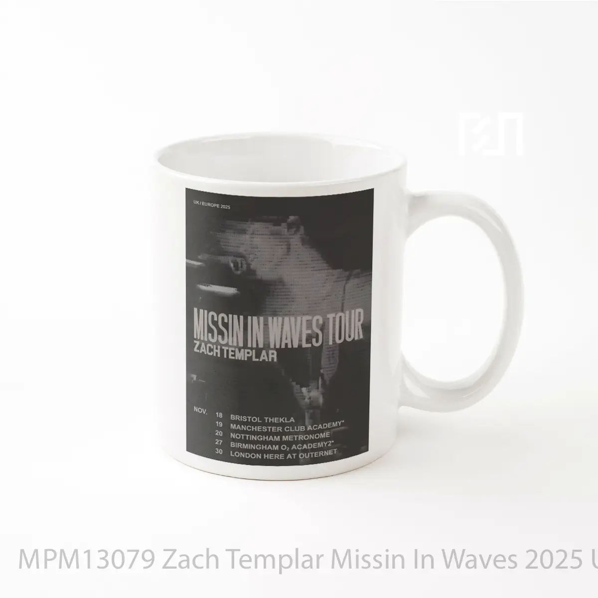 Mug Zach Templar Missin In Waves 2025 Uk Tour MPM13079