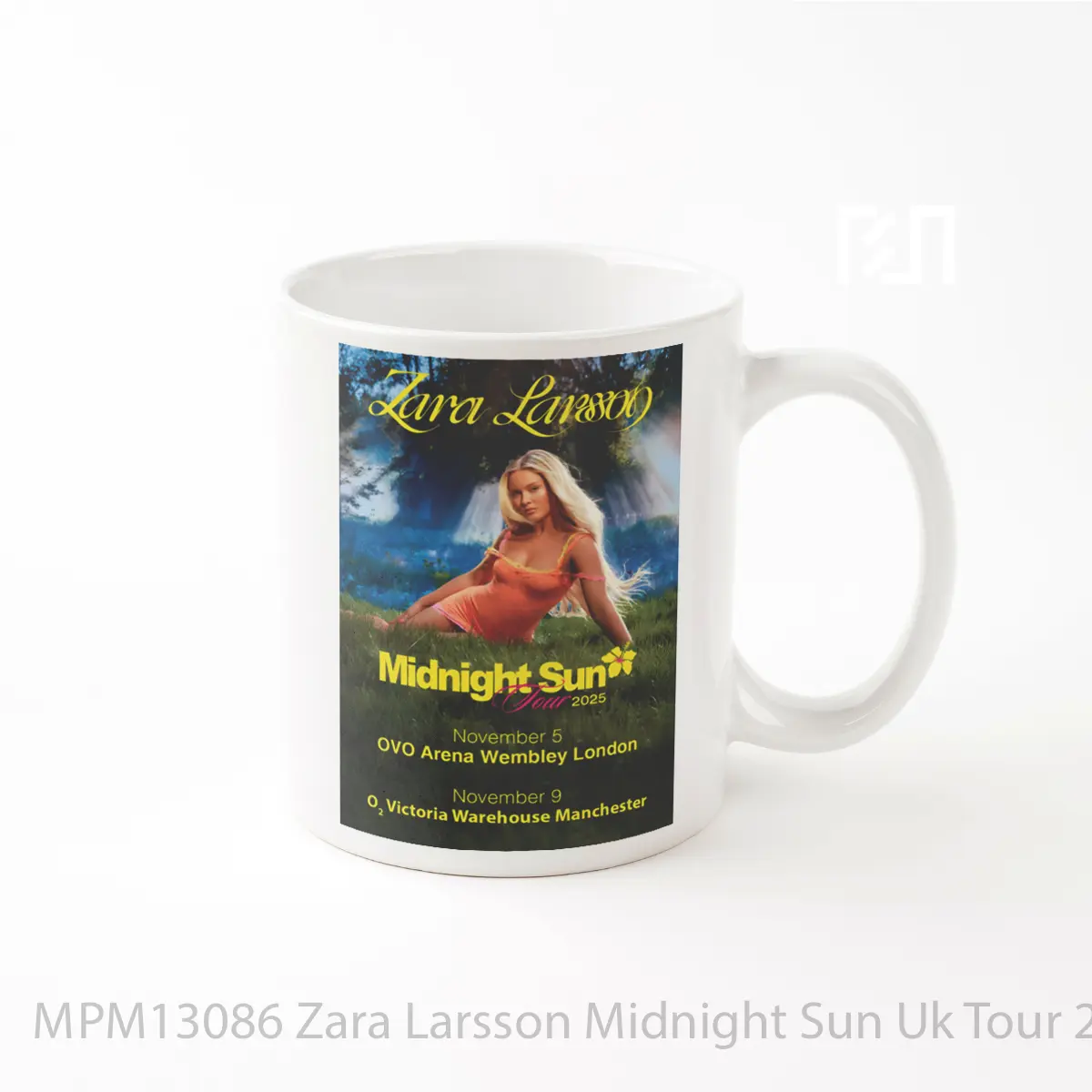 Mug Zara Larsson Midnight Sun Uk Tour 2025 MPM13086