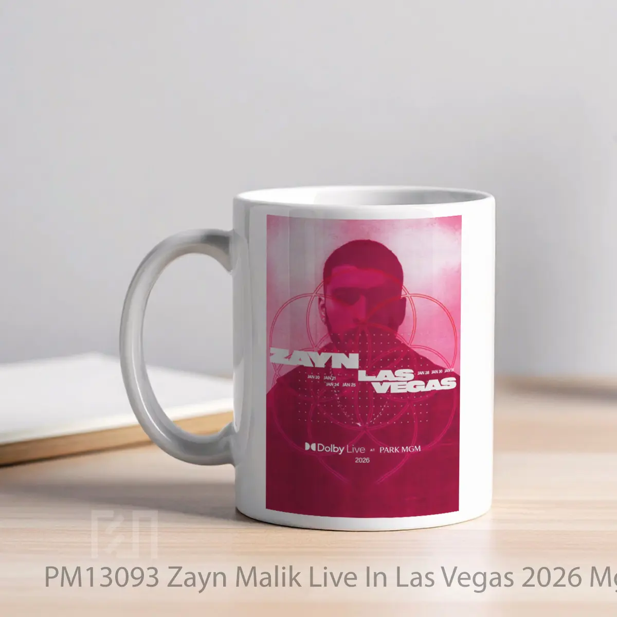 Mug Zayn Malik Live In Las Vegas 2026 Mgm Park Tour MPM13093 - All-side / Desain