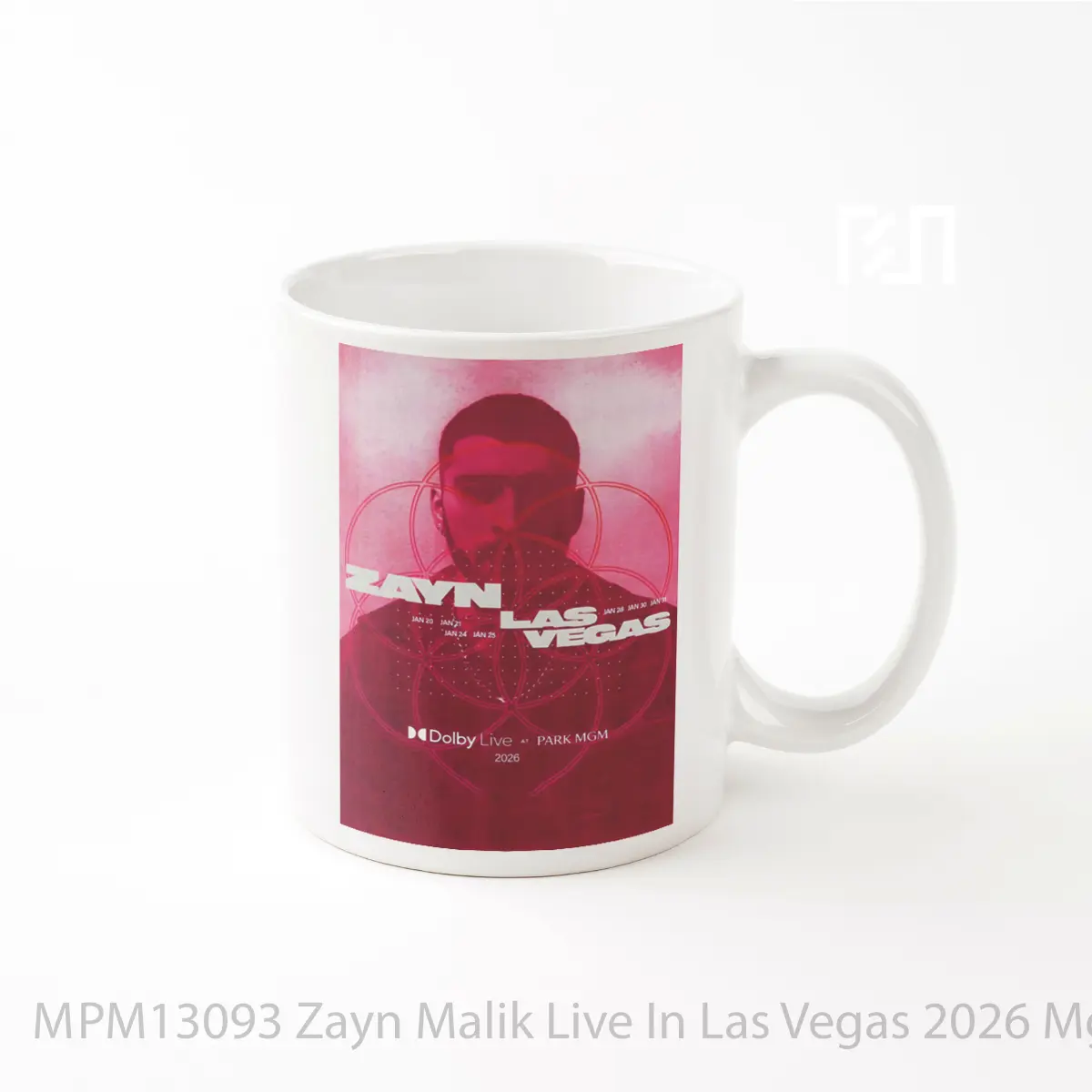 Mug Zayn Malik Live In Las Vegas 2026 Mgm Park Tour MPM13093