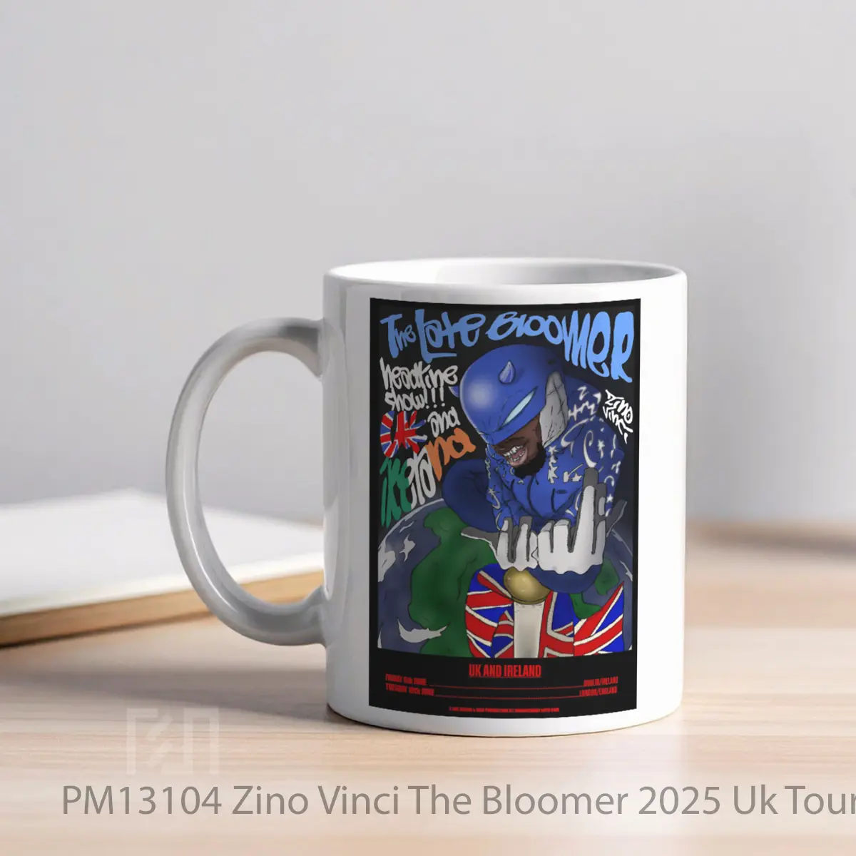 Mug Zino Vinci The Bloomer 2025 Uk Tour MPM13104 - All-side / Desain