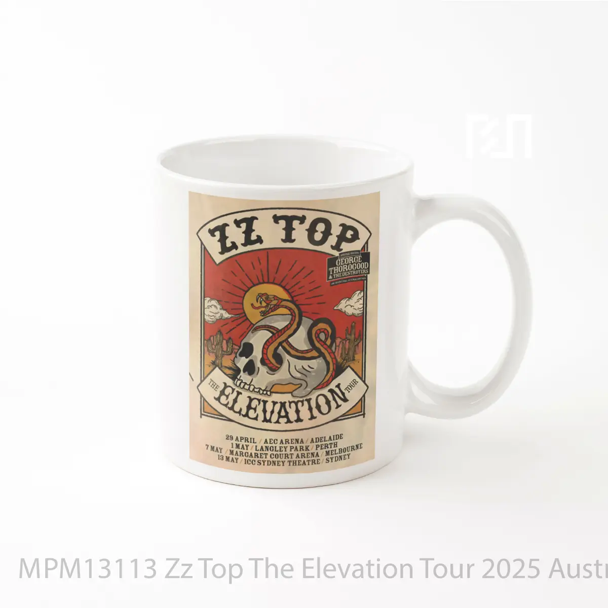 Mug Zz Top The Elevation Tour 2025 Australia Tour Post MPM13113