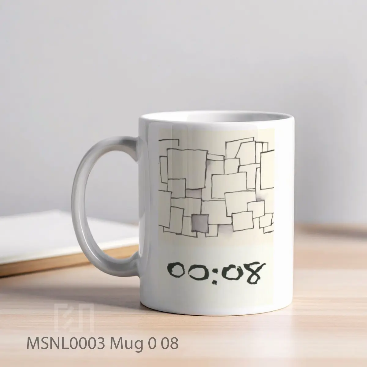 Mug 0 08 Gelas Keramik Tema Film MSNL0003 - Tampak Kiri